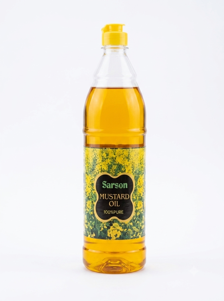 100% PURE MUSTARD OIL