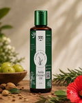 With Amla extracted oil