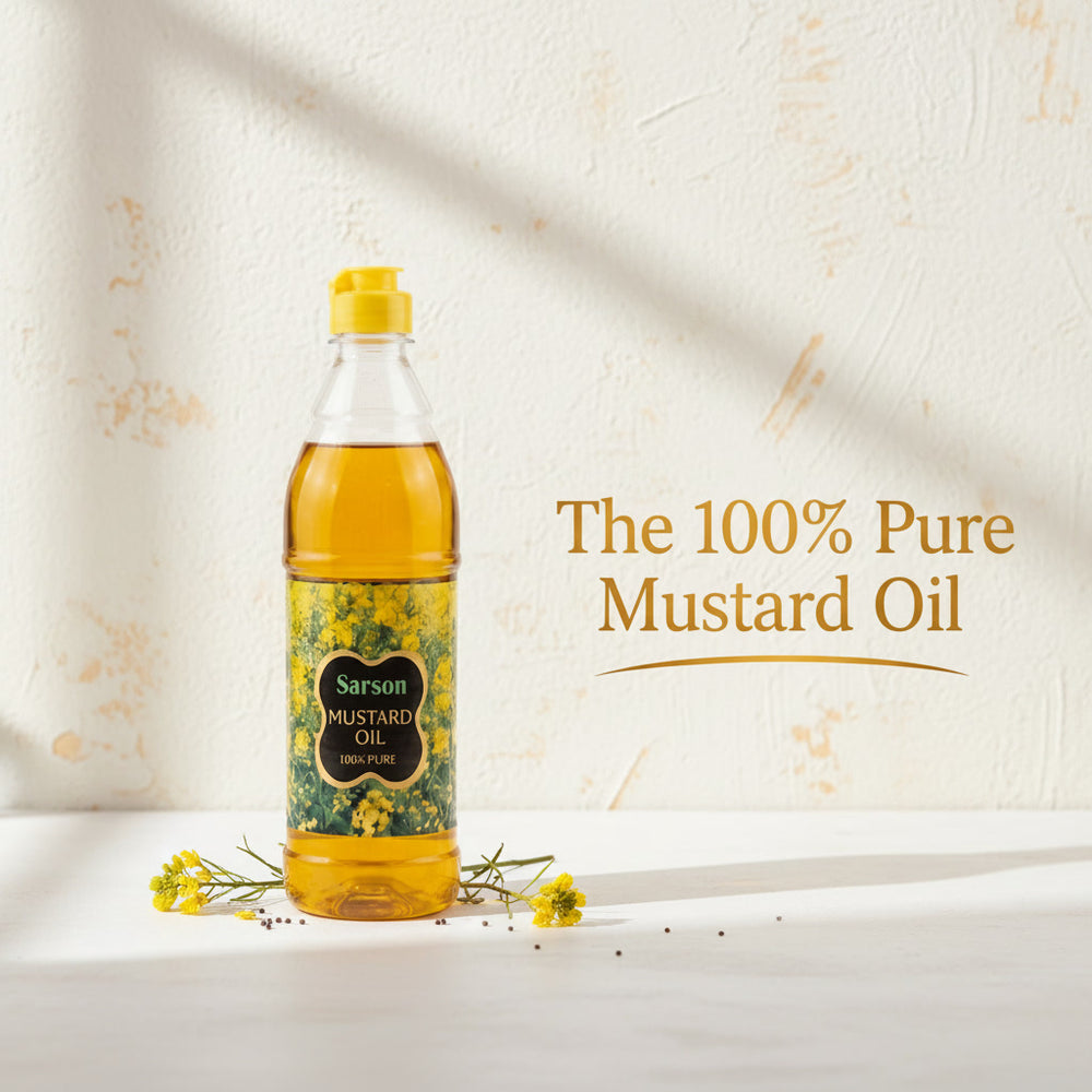 100% PURE MUSTARD OIL