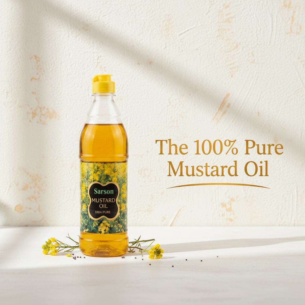 100% PURE MUSTARD OIL